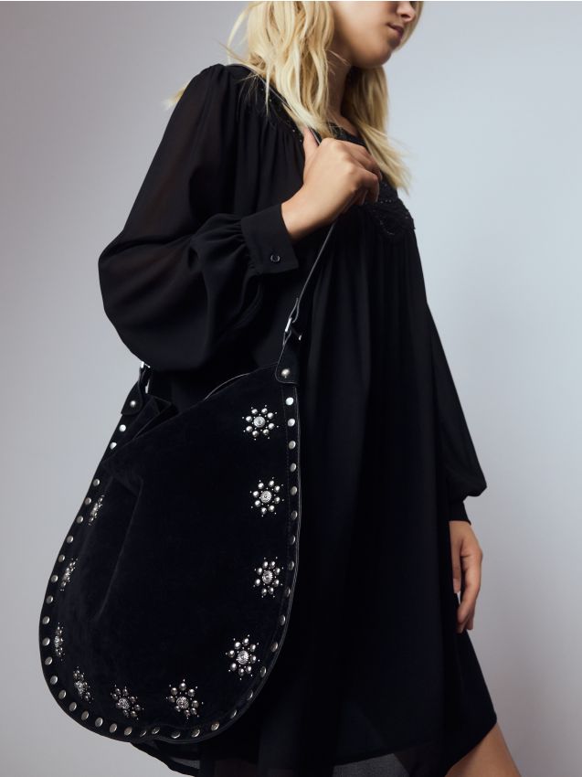 Shoulder bag with stud details - RESERVED