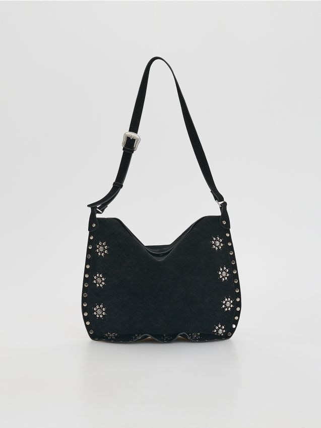 Shoulder bag with stud details - RESERVED