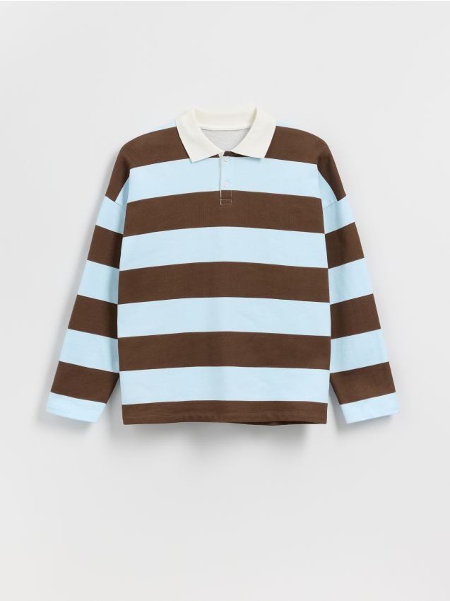 Stripe cotton sweatshirt - RESERVED