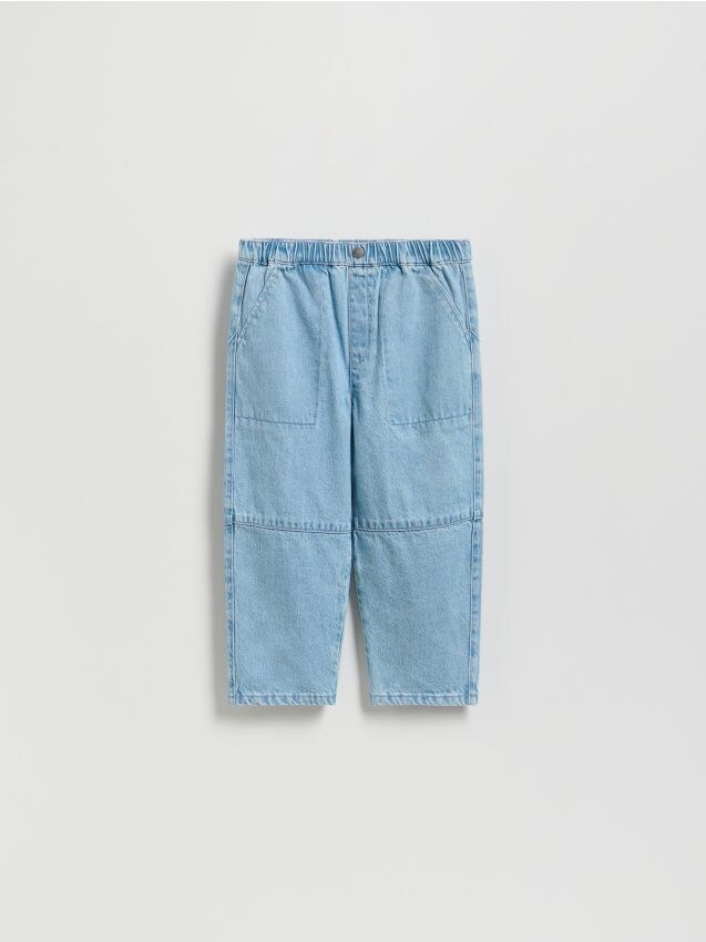 Reserved - Blugi Relaxed Fit - albastru