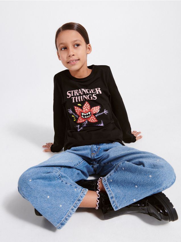 Koszulka Stranger Things Kolor czarny - RESERVED - 0236W-99X