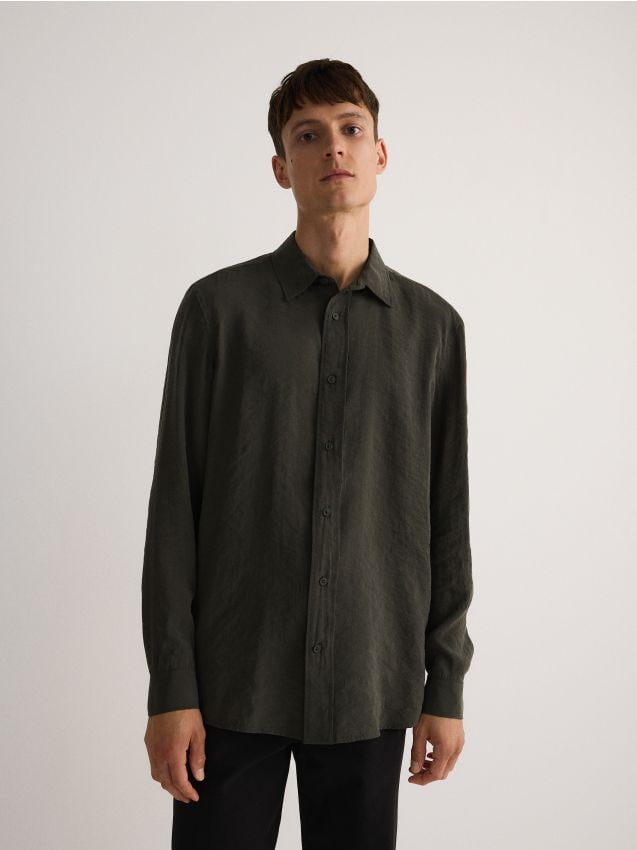 Regular fit modal rich shirt - RESERVED