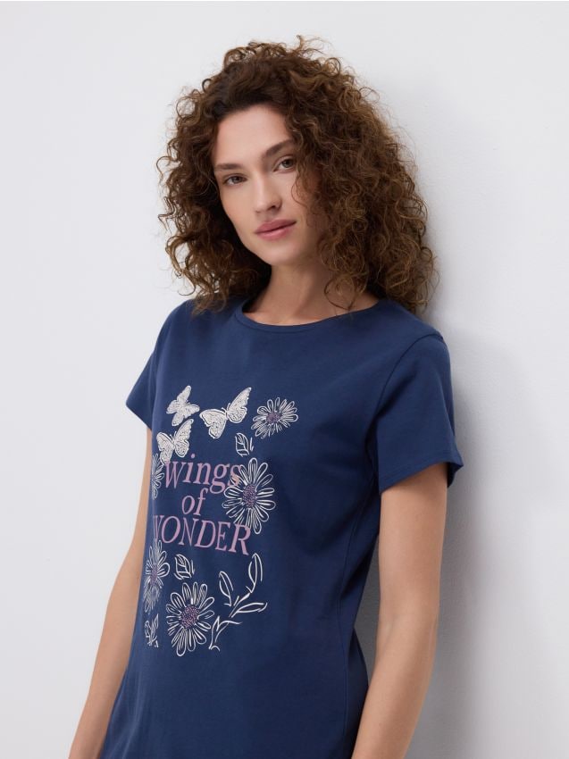 Printed nightdress - RESERVED