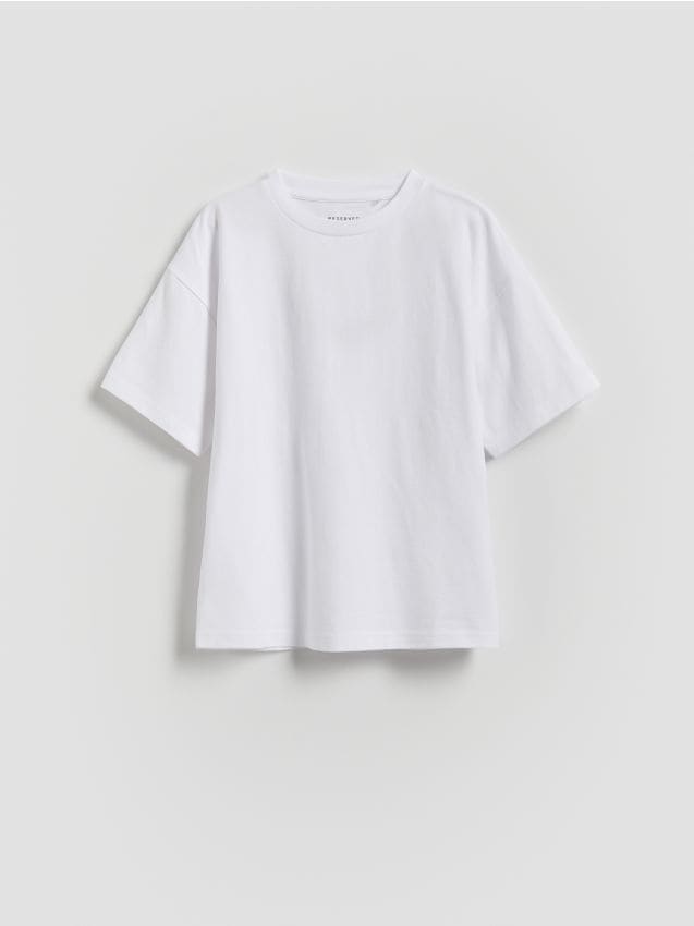 T-shirt i bomuld - RESERVED