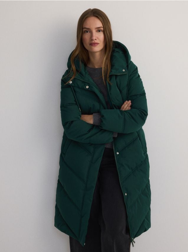 Steppjacke mit Kapuze - RESERVED