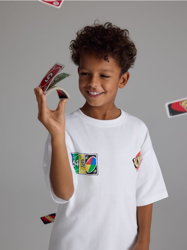 UNO print T-shirt - RESERVED