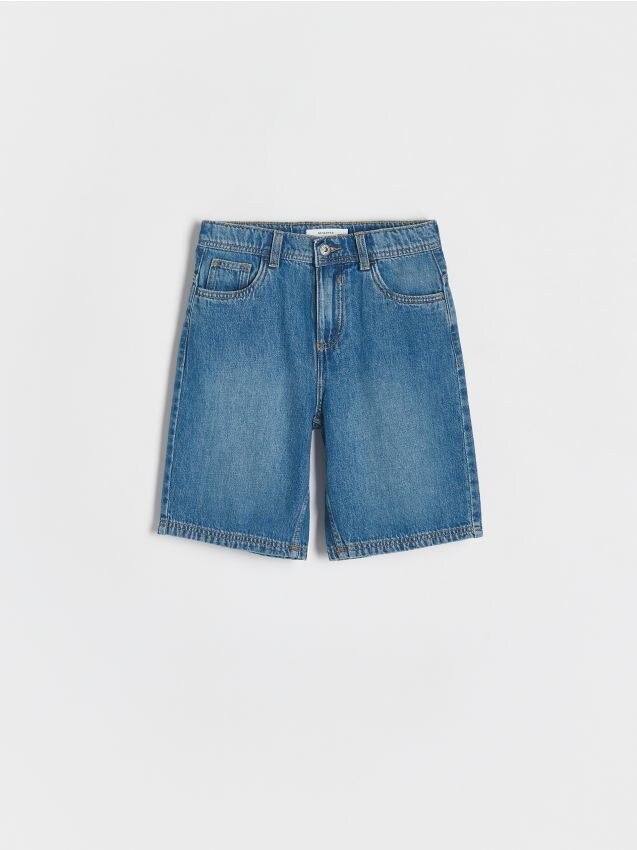 Reserved - Pantaloni scurți din denim - albastru