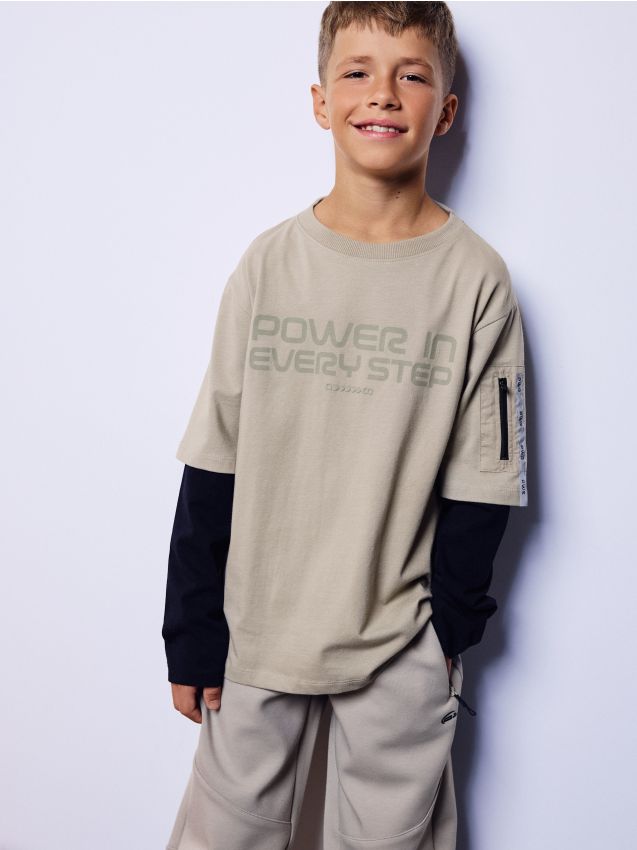 T-shirt oversize à manches longues - RESERVED