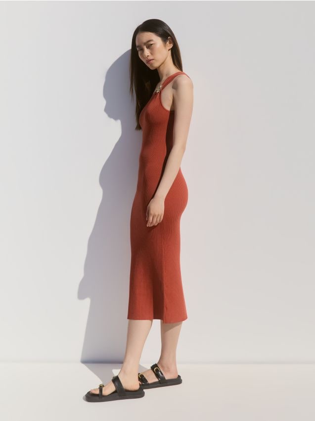 Reserved - LADIES` DRESS - roșu-aprins Reserved - LADIES` DRESS - roșu-aprins