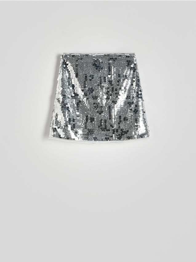Mini-jupe à sequins - RESERVED