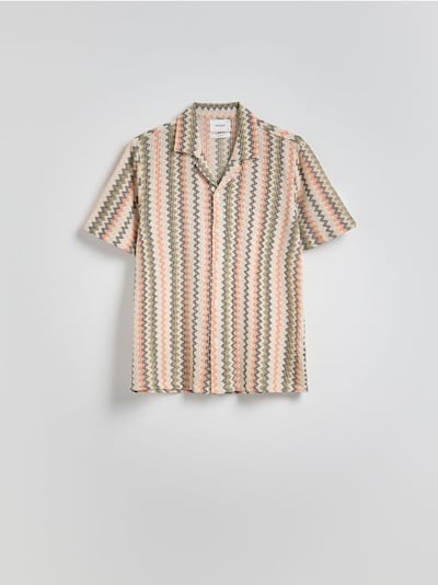 Regular fit patterned shirt