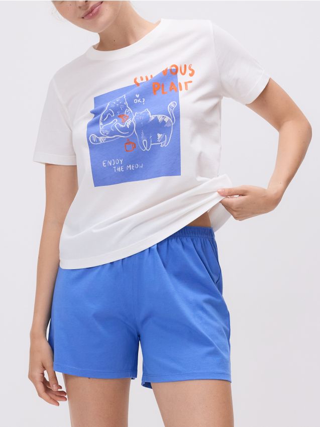 Two piece printed pyjama set - RESERVED