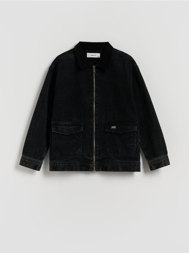 Denim shirt with pockets - RESERVED