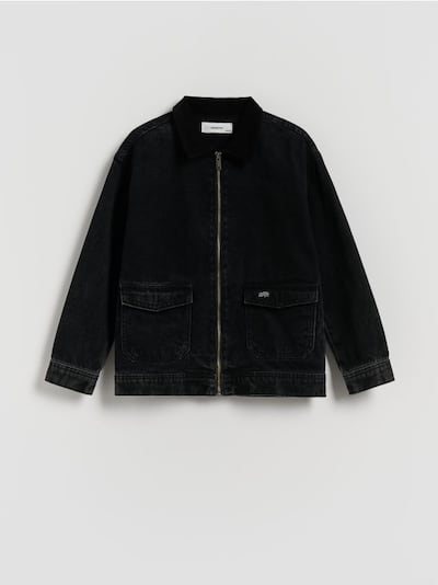 Denim shirt with pockets