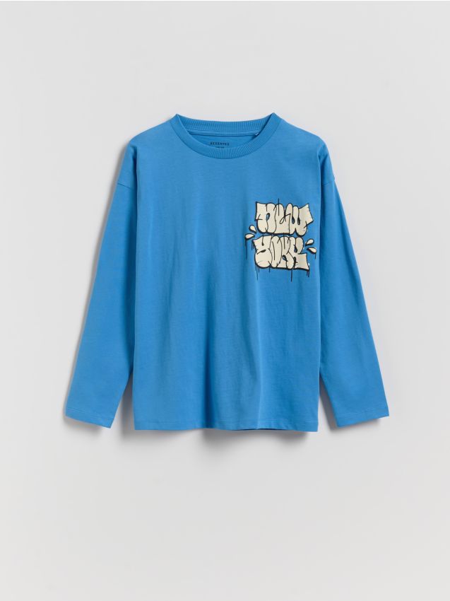 Maglia in cotone a maniche lunghe - RESERVED