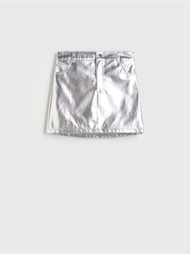 Faux leather skirt - RESERVED