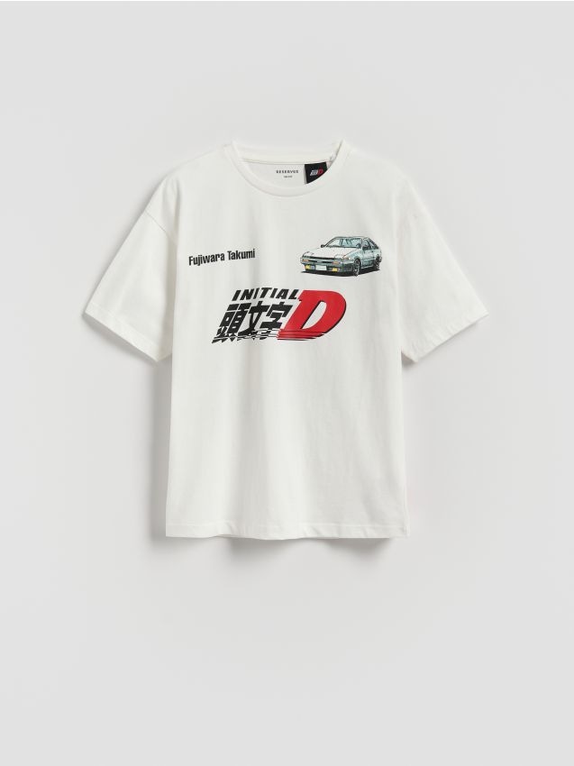 Bavlněné triko Initial D - RESERVED