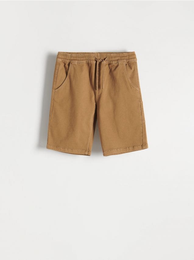Reserved - Pantaloni scurți jogger - maro Reserved - Pantaloni scurți jogger - maro