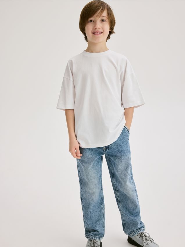 Basic plain T-shirt - RESERVED