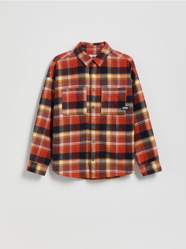 Chemise en coton à carreaux - RESERVED