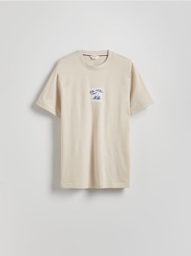 Reserved Reserved - Μπλούζα comfort fit με τύπωμα