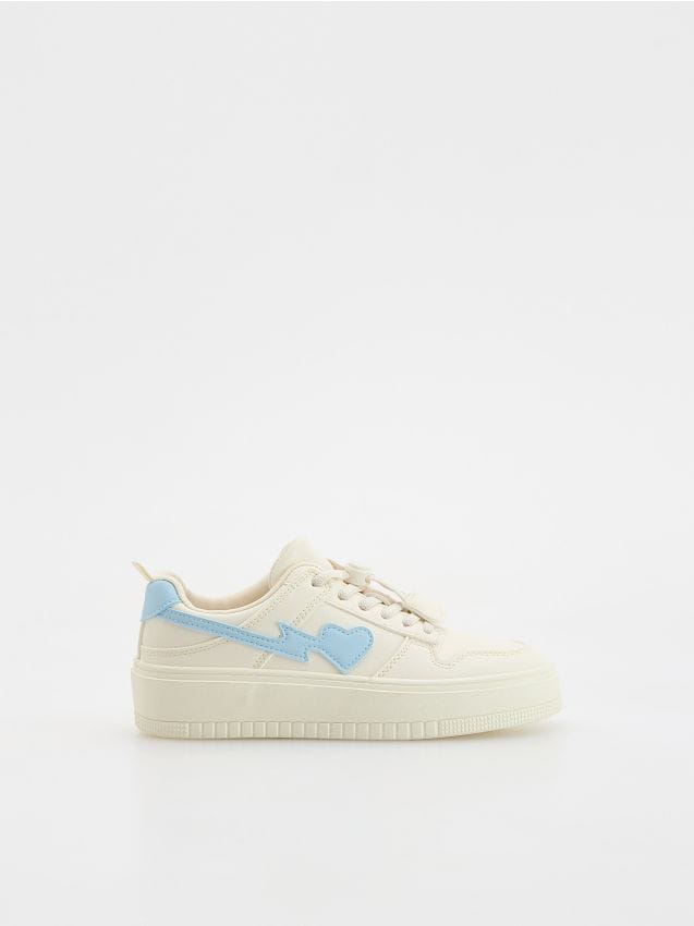 Faux leather sneakers - RESERVED