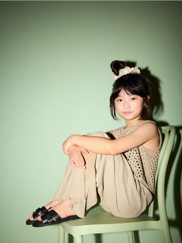 Imitation leather slippers - RESERVED