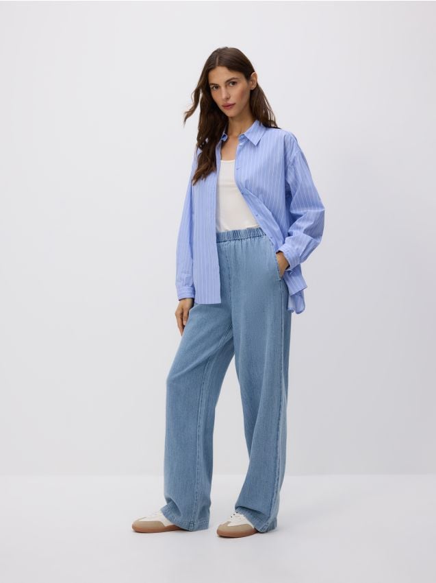 Wide leg jeans - RESERVED