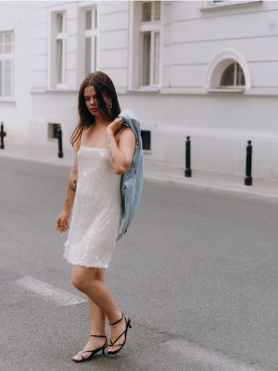 Pailletten Minikleid