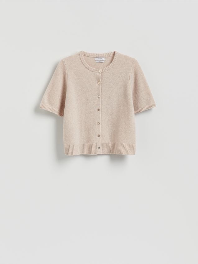Wool cardigan - RESERVED