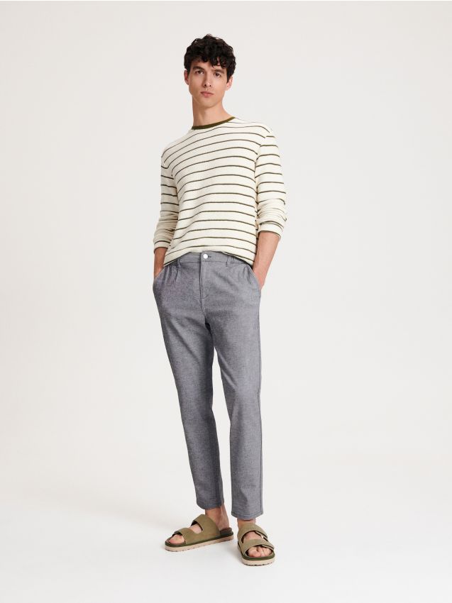 Chino slim trousers - RESERVED