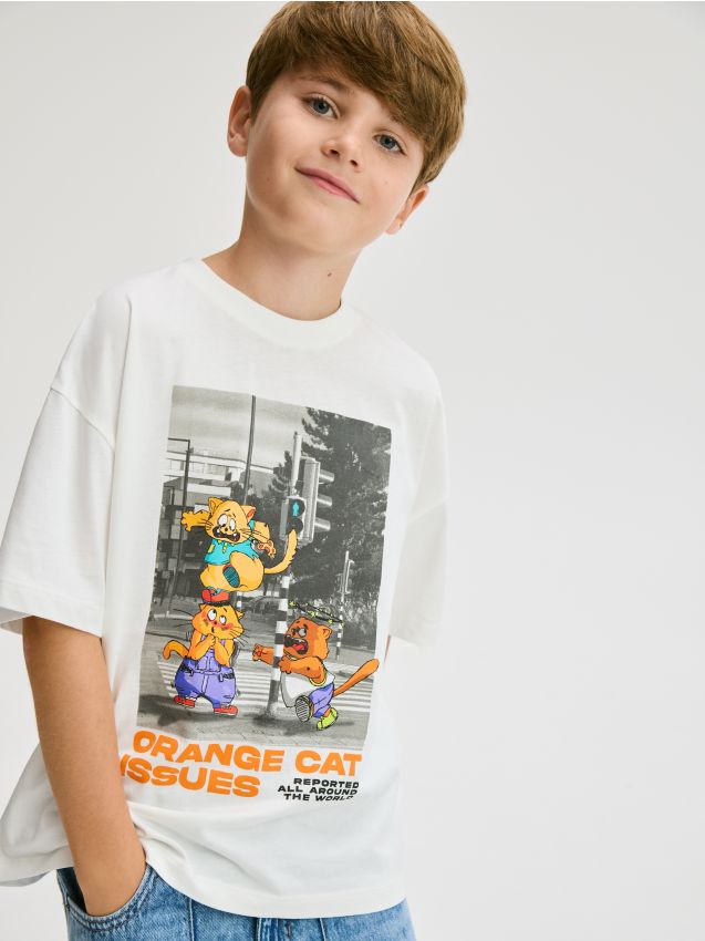 T-shirt with print - RESERVED