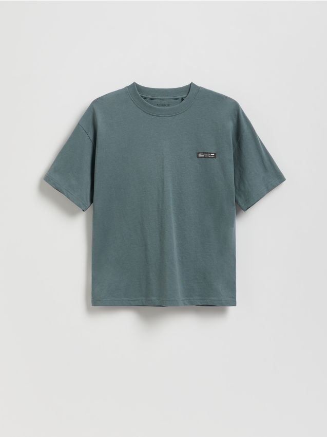 Oversized cotton rich T-shirt - RESERVED