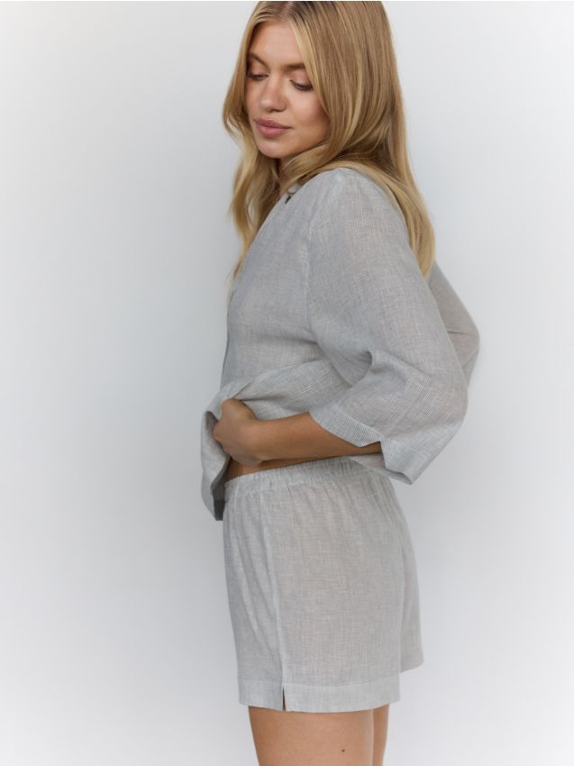 Reserved - ladies` pyjama - crem