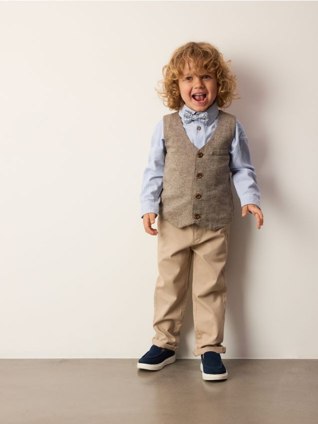 Elegante set met vlinderdas - RESERVED