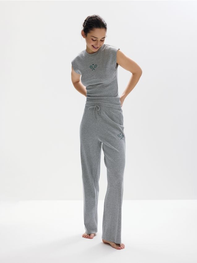 Ensemble de pyjama deux-pièces en coton - RESERVED