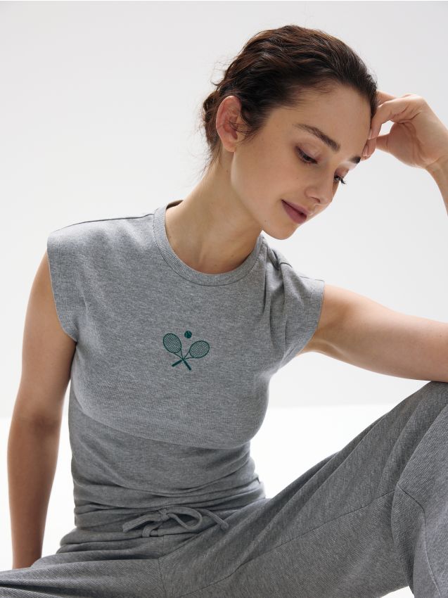 Two piece cotton pyjama set - RESERVED