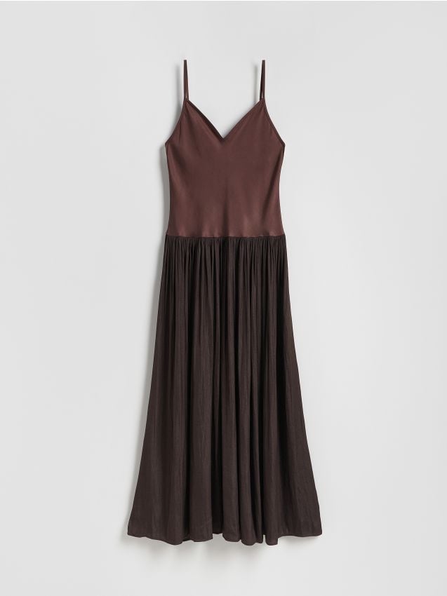 Robe maxi en lyocell - RESERVED