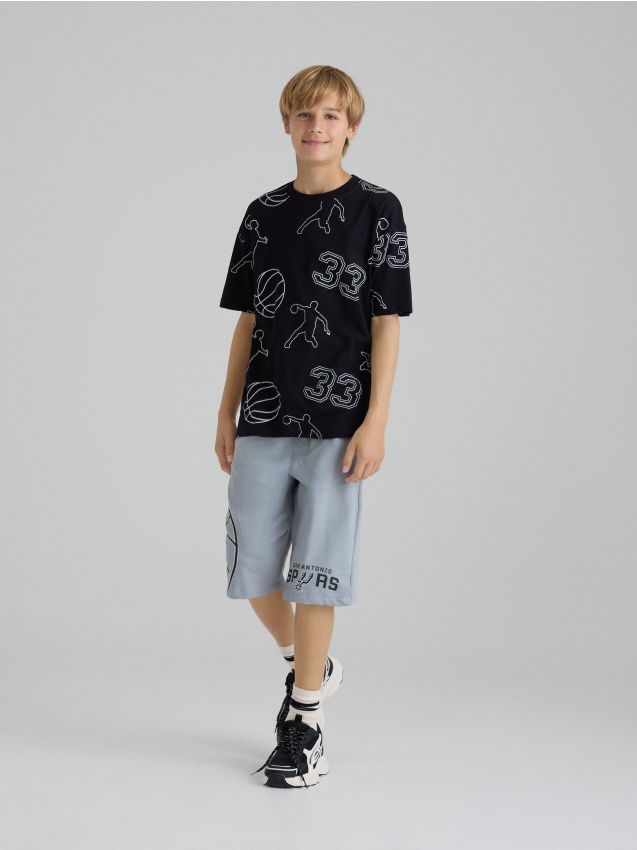 T-shirt en coton imprimé - RESERVED