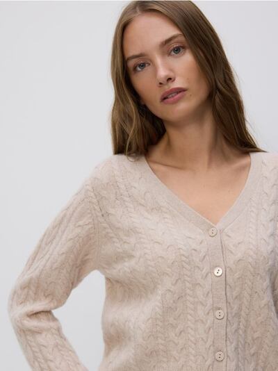 Wool cardigan
