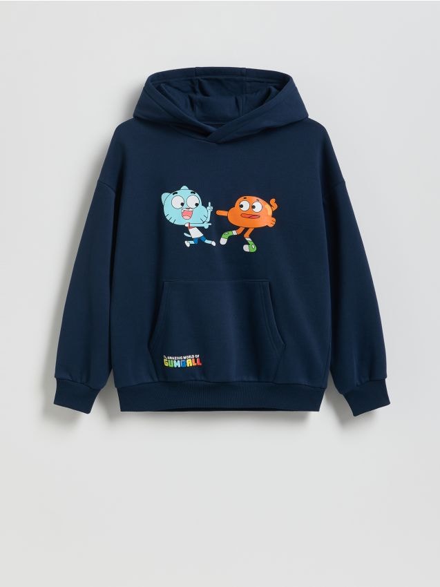 Reserved - Bluza Lumea Uimitoare a lui Gumball - bleumarin