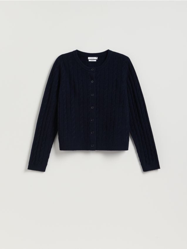 Wool cardigan - RESERVED