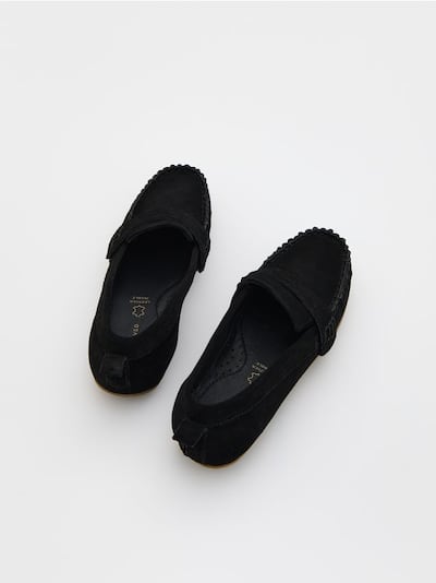 Leather loafers