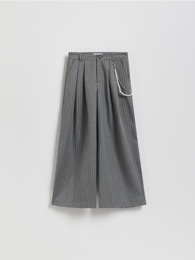 Reserved Reserved - Ριγέ παντελόνι wide leg