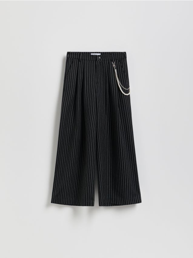 Reserved Reserved - Ριγέ παντελόνι wide leg