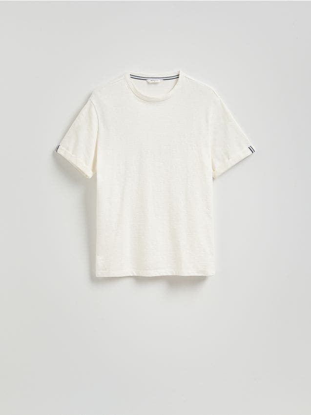 Comfort fit structural fabric T-shirt - RESERVED
