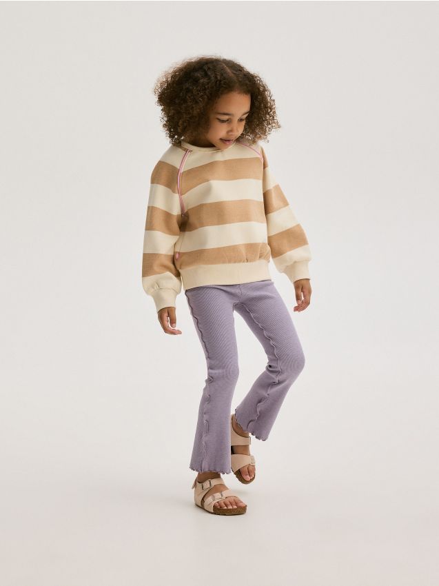 Reserved - girls` trousers - lavand