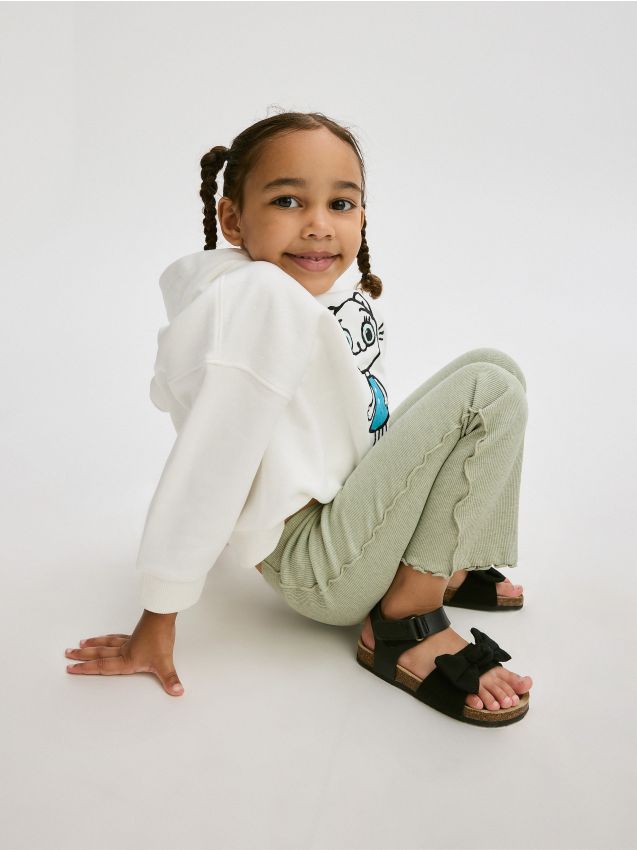 Reserved - babies` trousers - verde-deschis