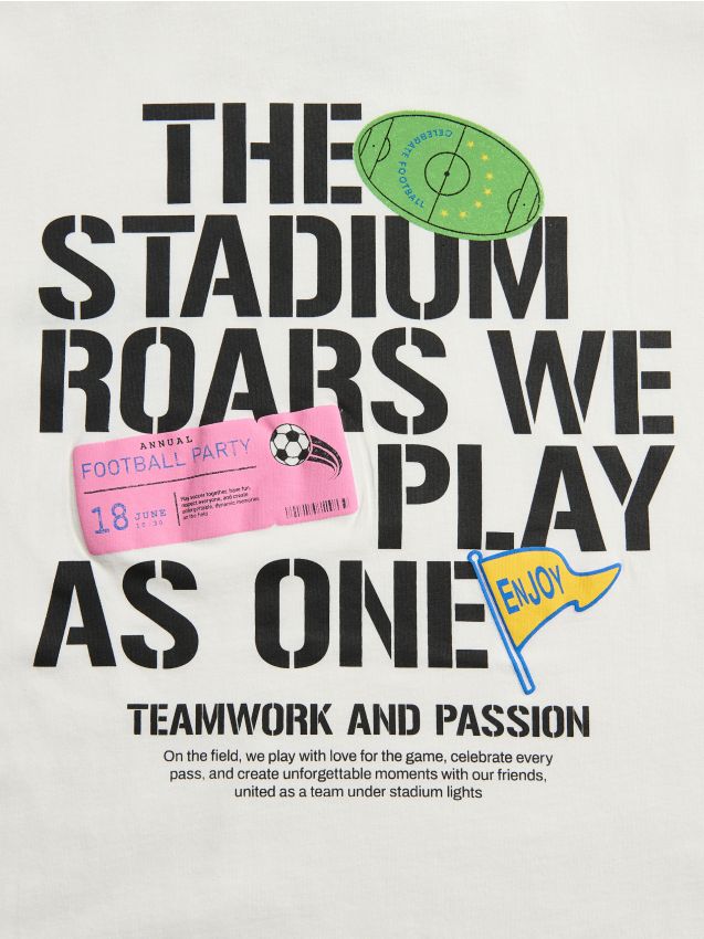 T-shirt with print - RESERVED