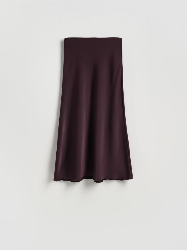 Satin midi skirt - RESERVED